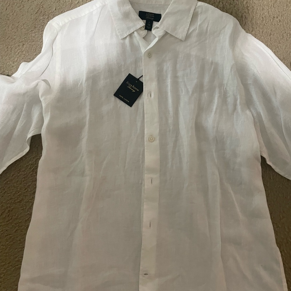 Linen Shirt ( Long Sleeve )